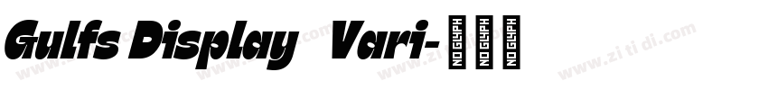 Gulfs Display   Vari字体转换